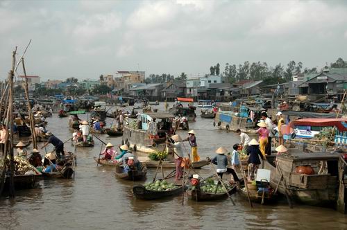 Mekong Delta Floating market