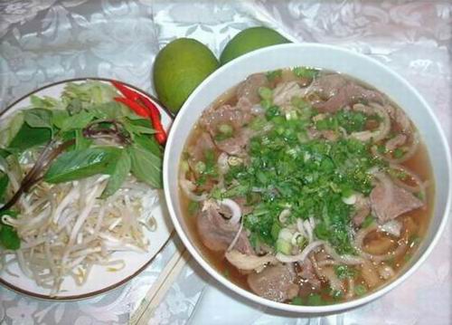 Pho - noodle soup, Hanoi, Vietnam